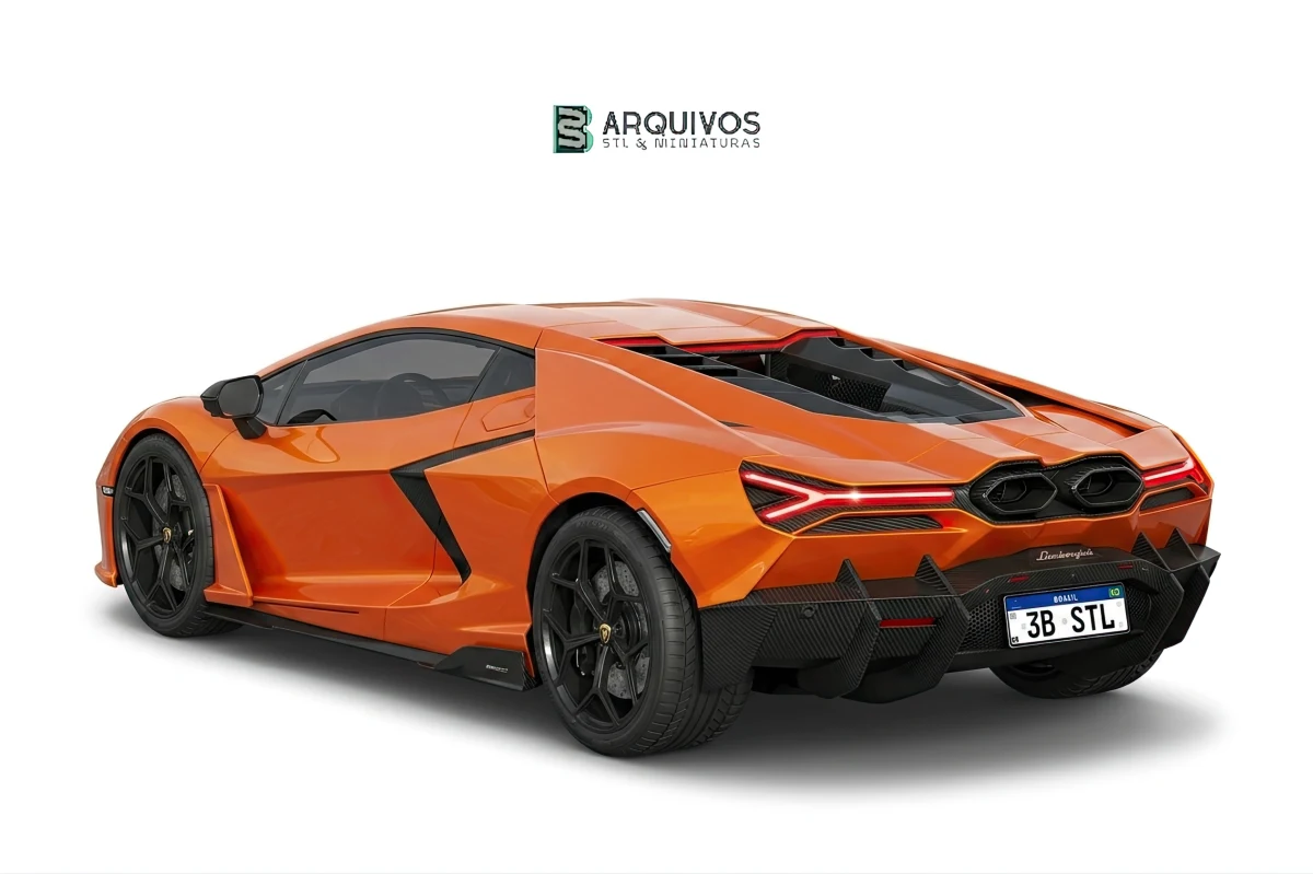 Modelo 3D STL - Lamborghini Revuelto 2023 — foto 6